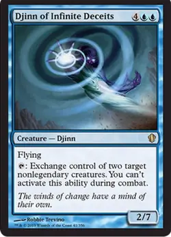 1x Djinn of Infinite Deceits Moderate Play MTG Magic - Kid Icarus - - Image 1