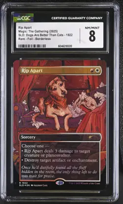 RIP APART Secret Lair Foil Rare CGC 8 MTG [Nostalgium] - Image 1