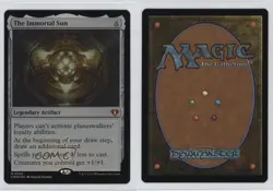 The Immortal Sun Foil Magic: Commander Masters CMM #0393 - Image 3