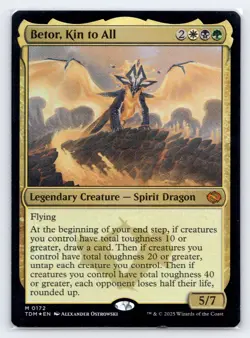 Betor, Kin to All Tarkir: Dragonstorm #172 Foil NM MTG Magic the Gathering - Image 1