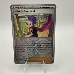 Janine's Secret Art Reverse Holo 112/131 SV: Prismatic Evolutions Pokemon - Image 1