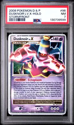 DUSKNOIR LV.X HOLO 96/100 STORMFRONT POKEMON PSA 7 - Image 1