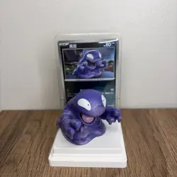 Pokemon TCG Chinese Dream Painting Drawing Collect 151 Figure - Grimer W/ Card - Image 1