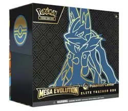 Mega Evolution Lucario Pokemon Center Exclusive ETB Elite Trainer Box PRESALE ✅ - Image 1