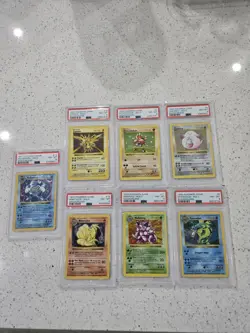 1999 Pokemon Shadowless Psa Lot - Image 1