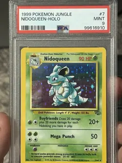 1999 POKEMON JUNGLE 7/64 NIDOQUEEN HOLO PSA 9 MINT Great Card!! 🔥🔥 - Image 4