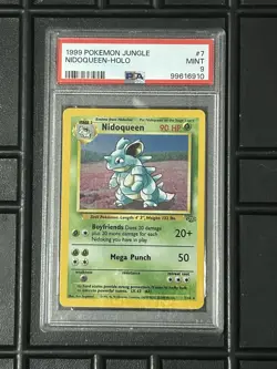 1999 POKEMON JUNGLE 7/64 NIDOQUEEN HOLO PSA 9 MINT Great Card!! 🔥🔥 - Image 5
