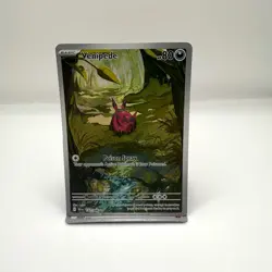 Pokemon TCG NM Venipede 132/086 Illustration Rare Holo Black Bolt English - Image 1