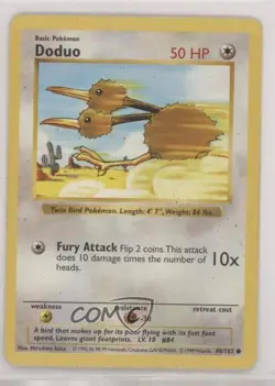 Doduo Shadowless Pokemon Base Set #48 1999 - Image 1