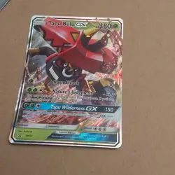 Pokemon Tapu Bulu GX SM32 SM Black Star Promo Full Art Holo Basic English - Image 1
