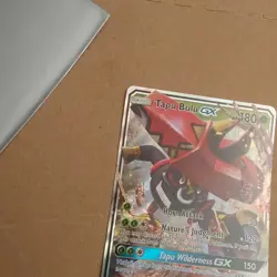 Pokemon Tapu Bulu GX SM32 SM Black Star Promo Full Art Holo Basic English - Image 4