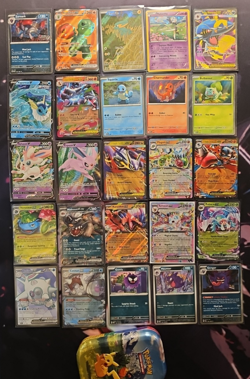 25x Pokemon EX & Promo Card Lot NM No Duplicates + Bonus Tin - Image 1