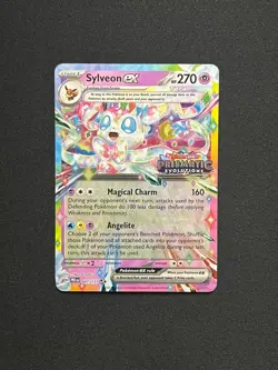 Sylveon EX 041/131 Promo (Stamped), Prismatic Evolutions, Pokemon 2025 NM - Image 1