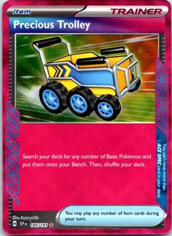 Precious Trolley 185/191 ACE SPEC Rare Surging Sparks Pokemon Holo NM - Image 1