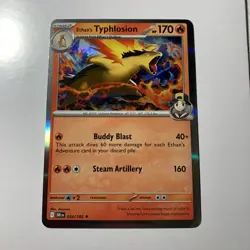 Ethan's Typhlosion Card 034/182 Pokemon TCG Destined Rivals - Image 1