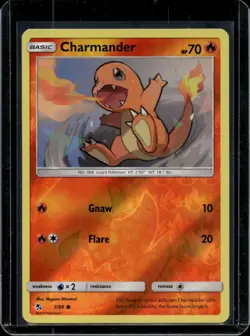 Charmander 7/68 Hidden Fates Pokemon Card NM SV Set - Image 1