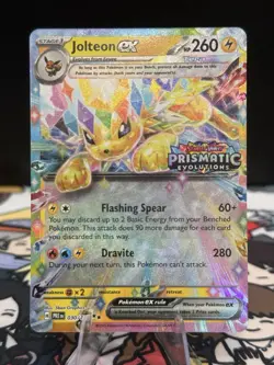 Pokemon TCG: Prismatic Evolutions - Jolteon ex Stamped Promo 030/131 - NM+ - Image 1