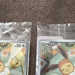 Pokemon TCG Eevee 173 Full Art Black Star Promo Prismatic Evolutions SEALED X 2 - Image 3