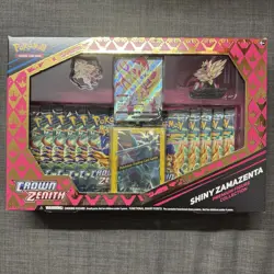Pokemon Crown Zenith Premium Figure Collection Shiny Zamazenta 820650851636 - Image 1