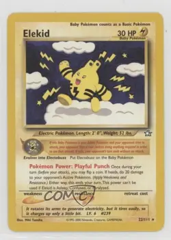 Elekid Pokemon Neo Genesis #22 2000 - Image 1