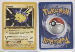 Pikachu 1st Ed. Pokemon Neo Genesis #70 2000 - Image 3