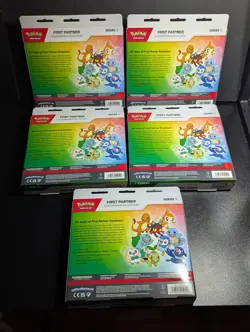 Lot Of 5 ✅ Pokemon TCG First Partner Illustration Collection Series 1 New Sealed - Image 2
