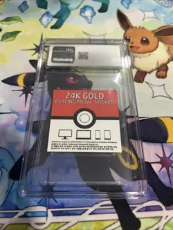 Persian Pokemon Candy Stickers (2023) Korean Striking 24k Gold Plating CGC 10 - Image 2