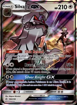 Silvally GX 184/236 Holo - Pokemon SM Cosmic Eclipse - LP - Image 1