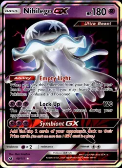 Nihilego GX 49/111 Holo - Pokemon SM - Crimson Invasion - LP - Image 1