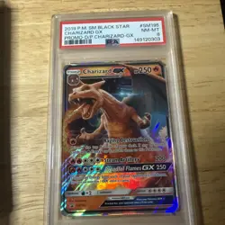 2019 Pokemon TCG Charizard GX SM195 Promo PSA 8 NM-Mint - Image 1