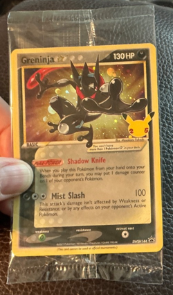Greninja Gold Star SWSH144 Black Star Promo NEW/SEALED 2021 Pokemon Celebrations - Image 1