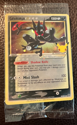 Greninja Gold Star SWSH144 Black Star Promo NEW/SEALED 2021 Pokemon Celebrations - Image 2