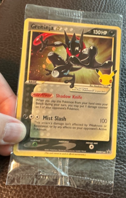 Greninja Gold Star SWSH144 Black Star Promo NEW/SEALED 2021 Pokemon Celebrations - Image 3