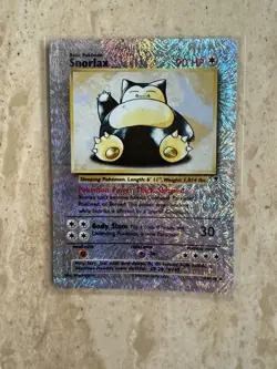 Pokemon Snorlax Legendary Collection Reverse Holo Rare 64/110 2002 - Image 1