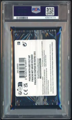 Pokemon Pikachu with Grey Felt hat Van Gogh 085 Graded Sealed Promo PSA 10 - Image 3