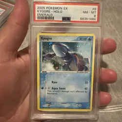 Kyogre 6/106 Holo - Pokemon EX Emerald 2005 - PSA 8 - NM-MT - Image 1