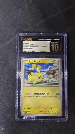 Pikachu 120/Sv-p Promo Japanese Pokemon CGC 10 Pristine - Image 1