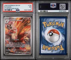Blaziken Pokemon Destined Rivals 192/182 Illustration Rare Graded PSA 7 - Image 3