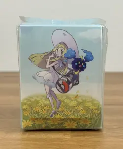 2017 Lillie & Cosmog Deck Box + Metal Coin Pokemon Center Japan Original SEALED - Image 4