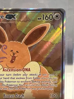 Pokemon TCG Eevee GX SM233 Full Art Promo Black Star Ultra Rare Holo NM - Excell - Image 3