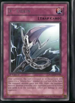 Yu-Gi-Oh! TCG D - Chain POTD-EN050 1st Edition Rare - Image 1