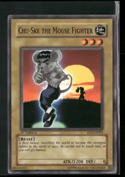 Chu-Ske The Mouse Fighter FET-EN003 1st Edition - Yu-Gi-Oh! TCG Common - Image 1