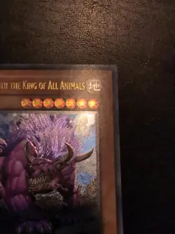 Yu-Gi-Oh! ULTIMATE RARE CARD BEHEMOTH THE KING OF ALL ANIMALS FET-EN014 NM/VLP - Image 4