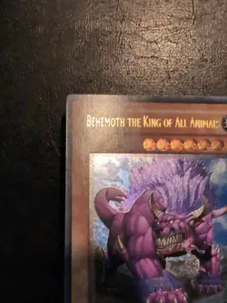 Yu-Gi-Oh! ULTIMATE RARE CARD BEHEMOTH THE KING OF ALL ANIMALS FET-EN014 NM/VLP - Image 5