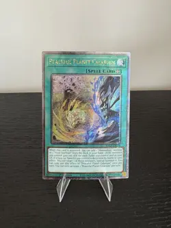 YUGIOH PEACEFUL PLANET CALARIUM QUARTER CENTURY SECRET RARE 1ST ED RA02-EN074 - Image 1