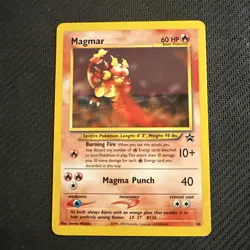 Magmar #44 Black Star Promo Pokemon League WoTC 2000 Pokemon TCG NM (CLEAN!!) - Image 1