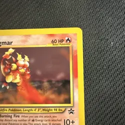 Magmar #44 Black Star Promo Pokemon League WoTC 2000 Pokemon TCG NM (CLEAN!!) - Image 3