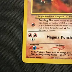 Magmar #44 Black Star Promo Pokemon League WoTC 2000 Pokemon TCG NM (CLEAN!!) - Image 4