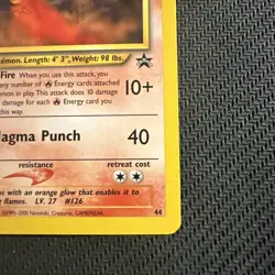 Magmar #44 Black Star Promo Pokemon League WoTC 2000 Pokemon TCG NM (CLEAN!!) - Image 5
