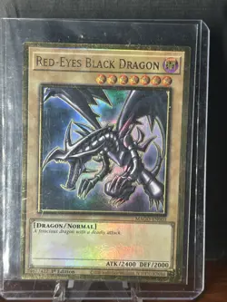 Red-Eyes Black Dragon MAGO-EN003 Premium Gold Rare 1st Edition LP - Image 1